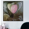 Head of a Woman by Salvador Dalí Printed on Canvas