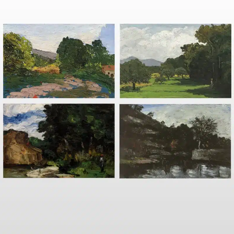 Landscape Paintings by Paul Cézanne Printed on Canvas