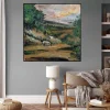 Landscape Painting by Paul Cézanne Printed on Canvas