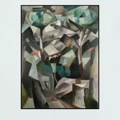 Landscape in Meudon by Albert Gleizes Printed on Canvas