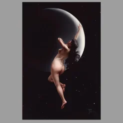 Moon Nymph by Luis Ricardo Falero 1883