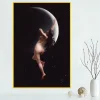 Moon Nymph by Luis Ricardo Falero Printed on Canvas