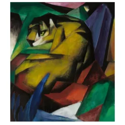 Painting by Franz Marc Printed on Canvas