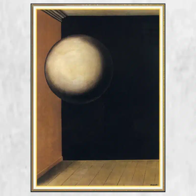 Secret Life IV by René Magritte Printed on Canvas