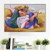 Sleeping Peasants by Pablo Picasso Printed on Canvas