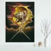 The Ancient of Days by William Blake Printed on Canvas