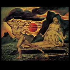 The Body of Abel Found by Adam and Eve Painting by William Blake