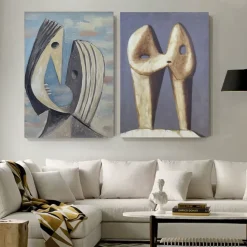The Kiss by Pablo Picasso Printed on Canvas