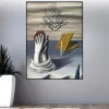 The Dawn of Cayenne by René Magritte Printed on Canvas