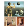Three Paintings by René Magritte Printed on Canvas