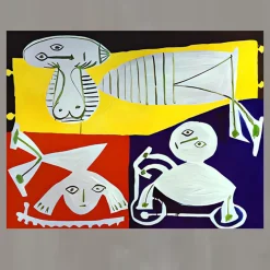 Francoise Gilot With Claude and Paloma by Pablo Picasso 1951