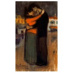 Lovers of the Street by Pablo Picasso 1900
