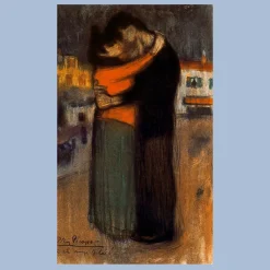 Lovers of the Street by Pablo Picasso 1900