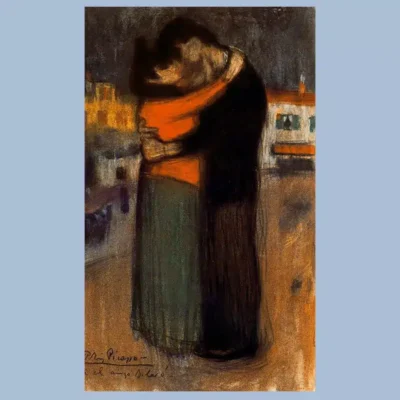 Lovers of the Street by Pablo Picasso 1900