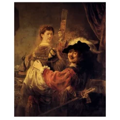 Rembrandt 1635 Self-Portrait with Saskia