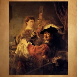 Rembrandt 1635 Self-Portrait with Saskia
