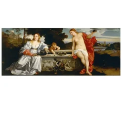 Sacred and Profane Love by Titian c. 1515