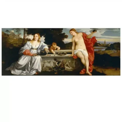 Sacred and Profane Love by Titian c. 1515