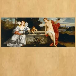 Sacred and Profane Love by Titian c.1515