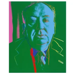 Alfred Hitchcock by Andy Warhol 1983