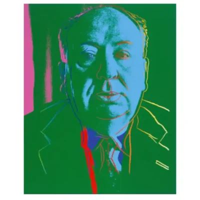 Alfred Hitchcock by Andy Warhol 1983