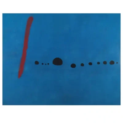 Blue II by Joan Miró 1961