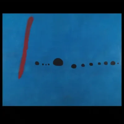 Blue II by Joan Miró 1961