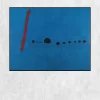 Blue II by Joan Miró Printed on Canvas