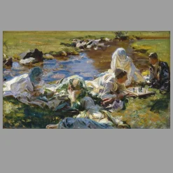 Dolce Far Niente by John Singer Sargent 1907