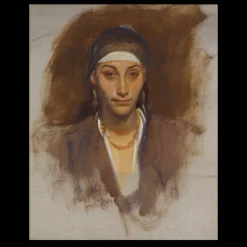 Egyptian Woman with Earrings by John Singer Sargent 1890