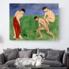 Game of Bowls by Henri Matisse Printed on Canvas