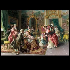 Grandmother's Birthday by Arturo Ricci c1880