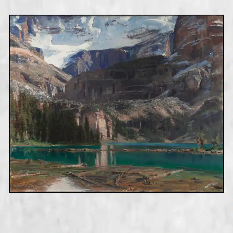Lake O'Hara by John Singer Sargent Printed on Canvas