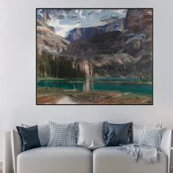 Lake O'Hara by John Singer Sargent Printed on Canvas