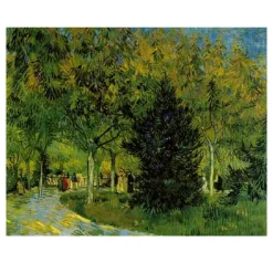 Lane in the Public Garden at Arles by Vincent van Gogh 1888