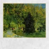 Lane in the Public Garden at Arles by Vincent van Gogh Printed on Canvas