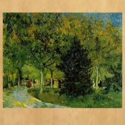 Lane in the Public Garden at Arles by Vincent van Gogh 1888