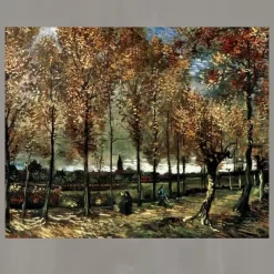 Lane with Poplars by Vincent van Gogh 1885