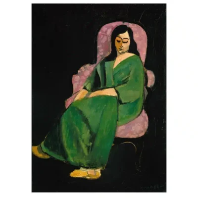 Laurette in a Green Robe by Henri Matisse 1916
