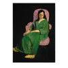 Laurette in a Green Robe by Henri Matisse Printed on Canvas