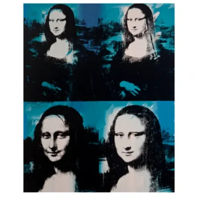 Mona Lisa Four Times by Andy Warhol 1978