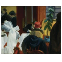 New York Restaurant by Edward Hopper 1922