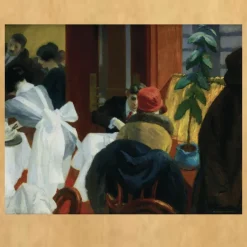 New York Restaurant by Edward Hopper 1922