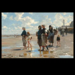 On the Way to Fishing by John Singer Sargent 1878