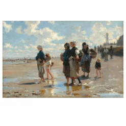 On the Way to Fishing by John Singer Sargent 1878