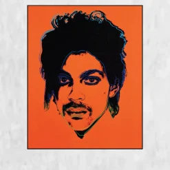 Orange Prince by Andy Warhol Printed on Canvas