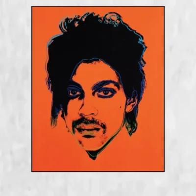 Orange Prince by Andy Warhol Printed on Canvas