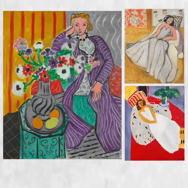 Paintings by Henri Matisse Printed on Canvas