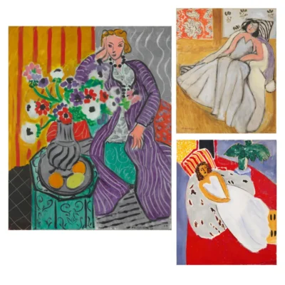 Paintings by Henri Matisse Printed on Canvas
