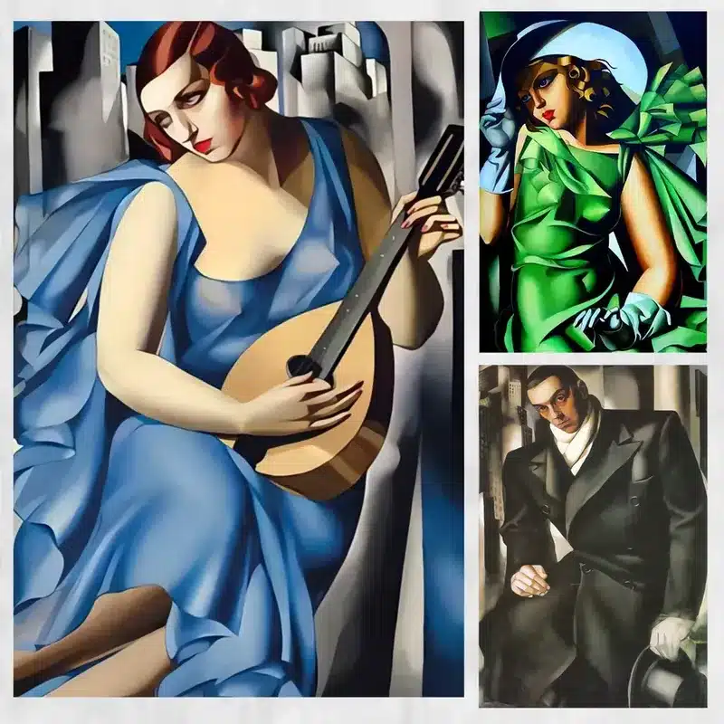 Paintings by Tamara de Lempicka Printed on Canvas